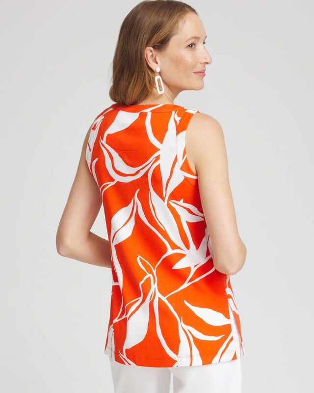 Abstract Button Detail Tunic - image 3